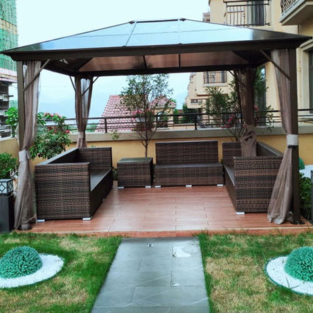 庭院涼亭設(shè)計風(fēng)格圖2